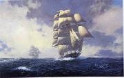 unknow artist Seascape, boats, ships and warships.97